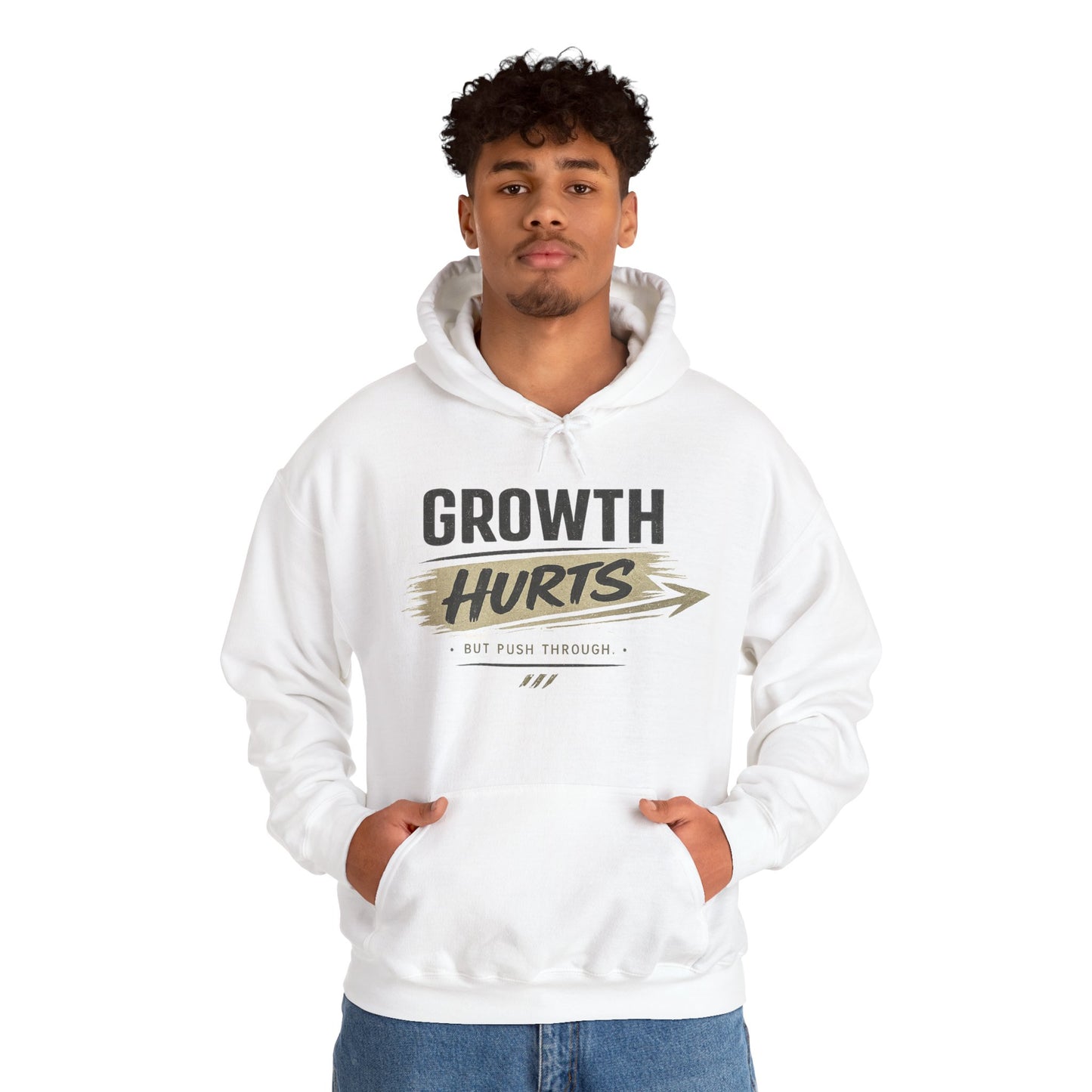 Growth Hurts Hoodie — Inspirational Personal Growth Sweatshirt