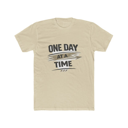 One Day at a Time Tee — Inspirational Recovery Graphic T-Shirt