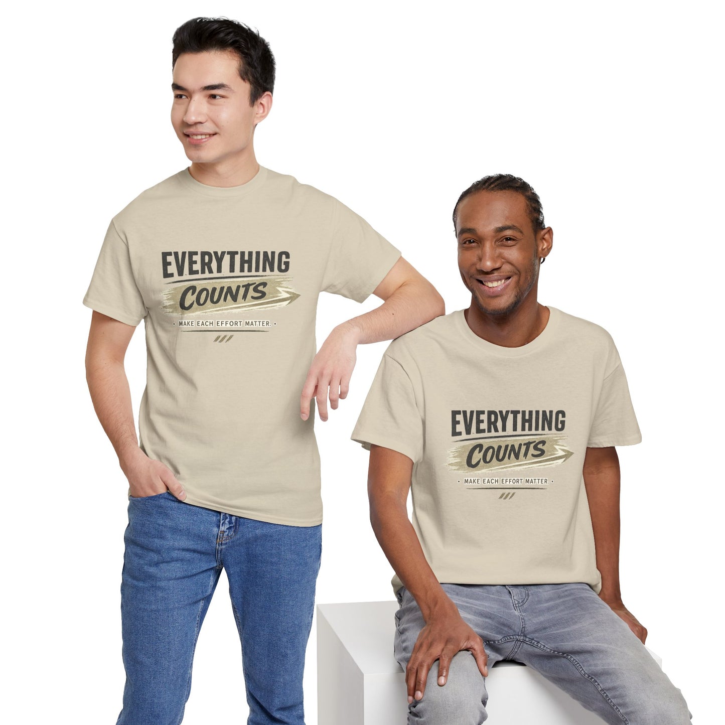 Everything Counts T-Shirt — Motivational Retro Graphic Tee