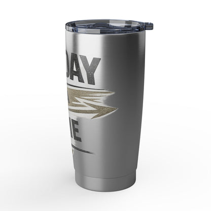 One Day At A Time 20oz Tumbler — Motivational Stainless Travel Cup