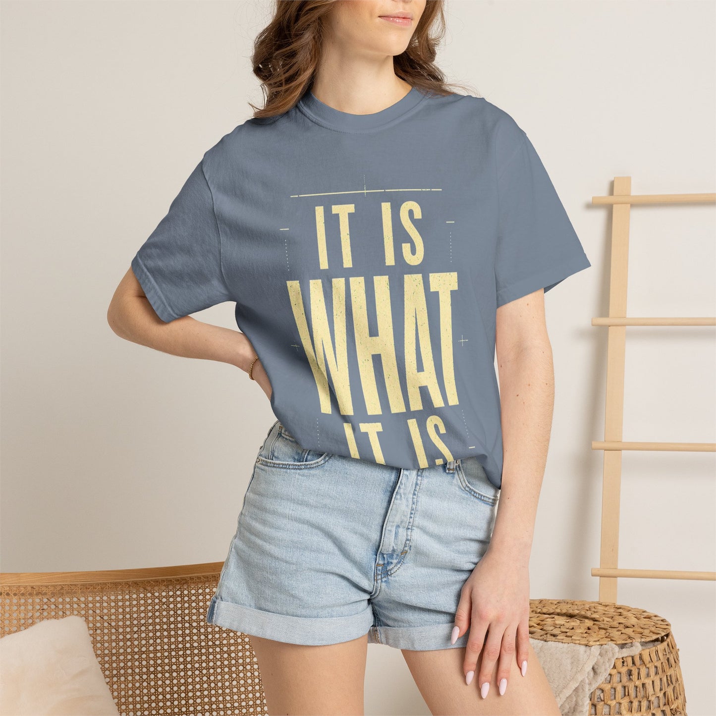 It Is What It Is T‑Shirt — Minimalist Positive Quote Tee
