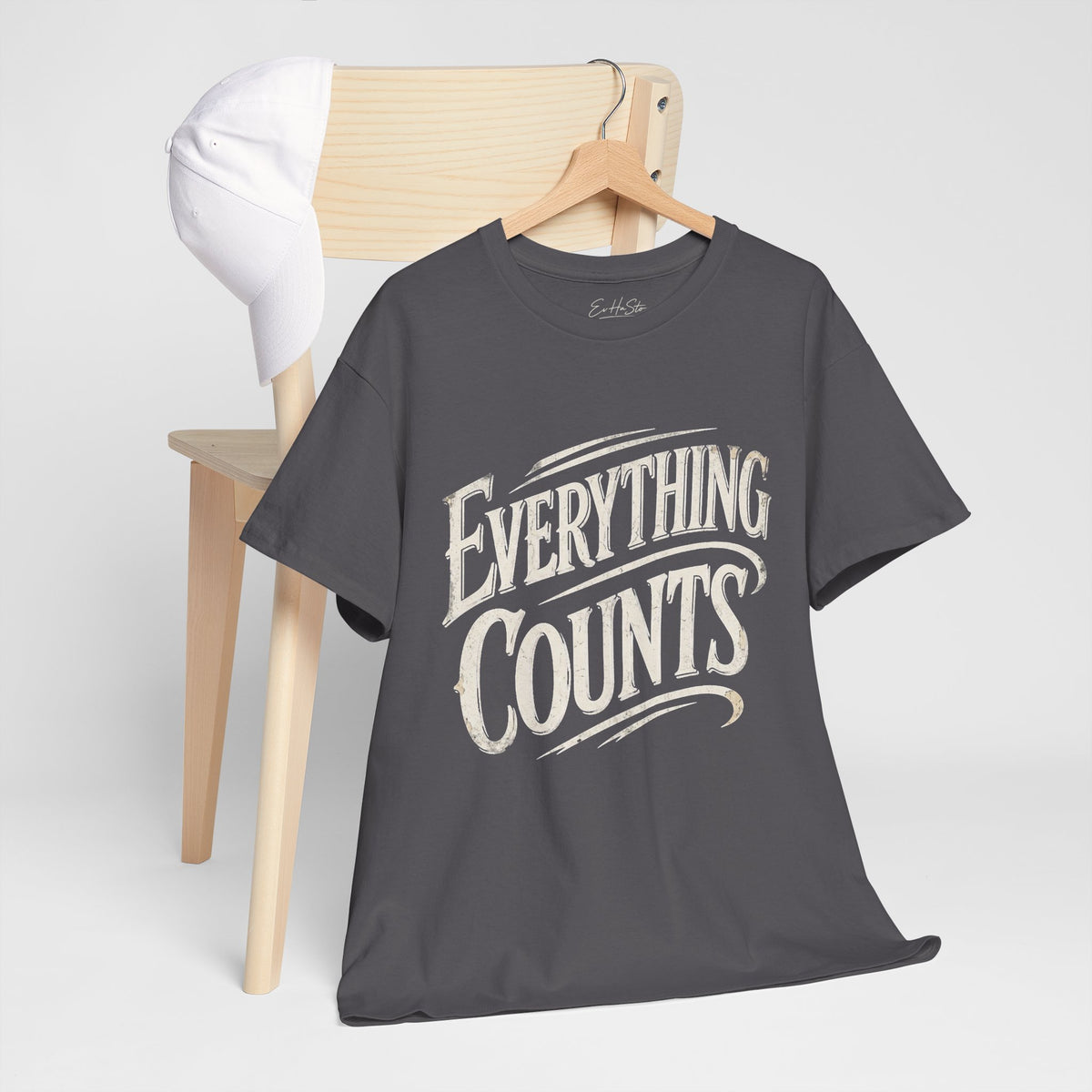 Everything Counts Graphic Tee — Inspirational Retro Typography T-Shirt