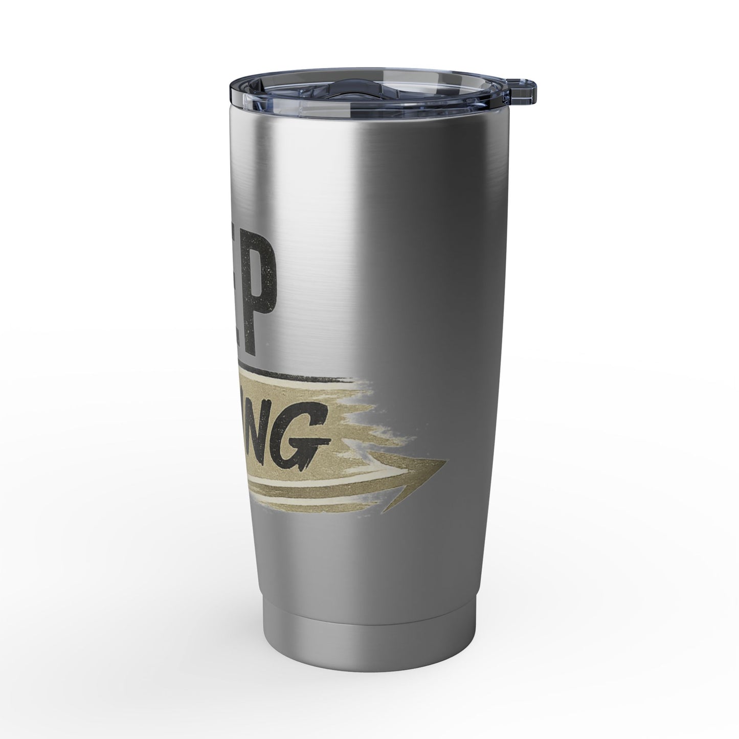 Keep Moving 20oz Tumbler – Insulated Stainless Travel Mug, Motivational Vagabond Design