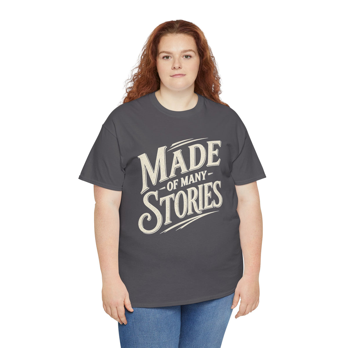 Made of Many Stories T-Shirt — Inspirational Storyteller Graphic Tee