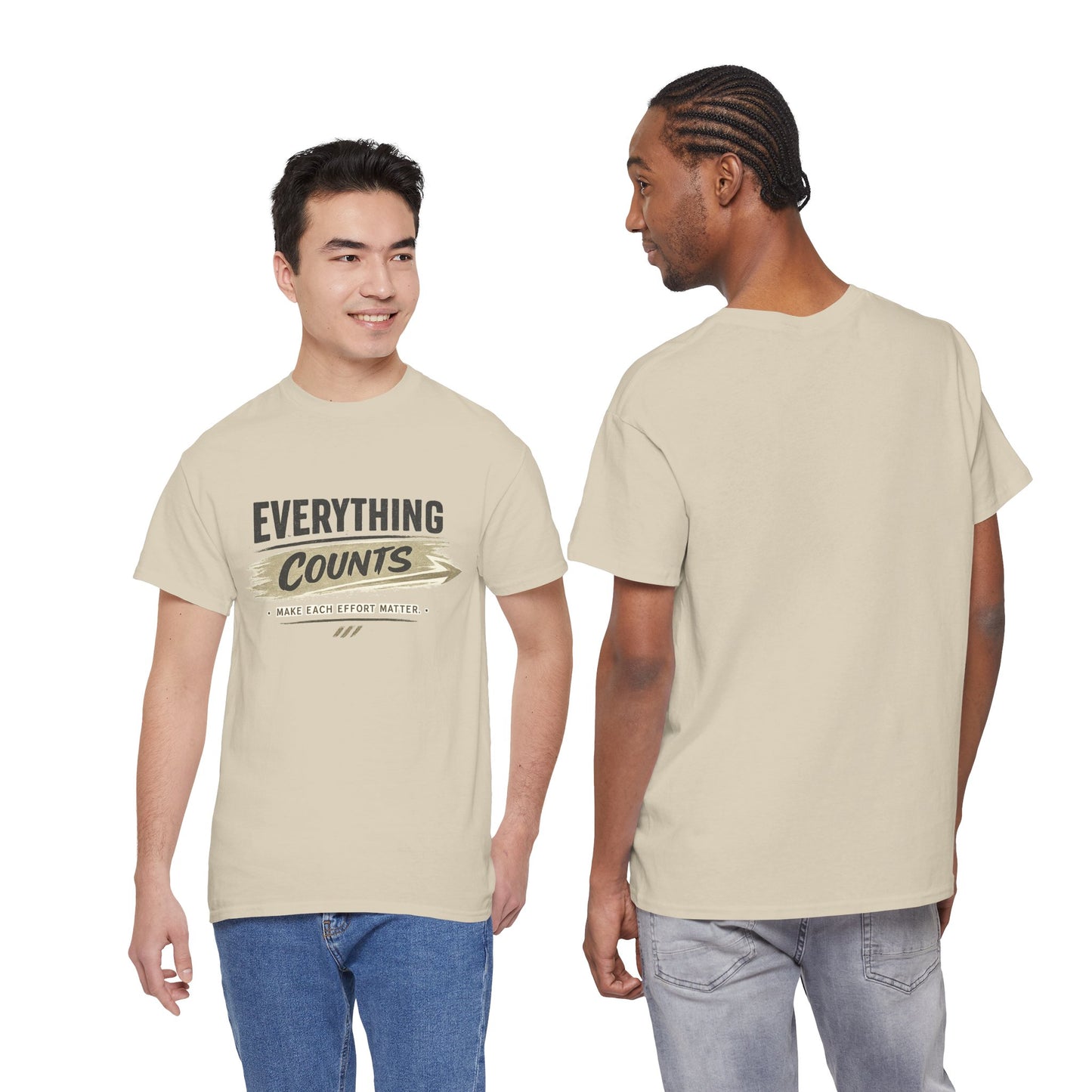 Everything Counts T-Shirt — Motivational Retro Graphic Tee