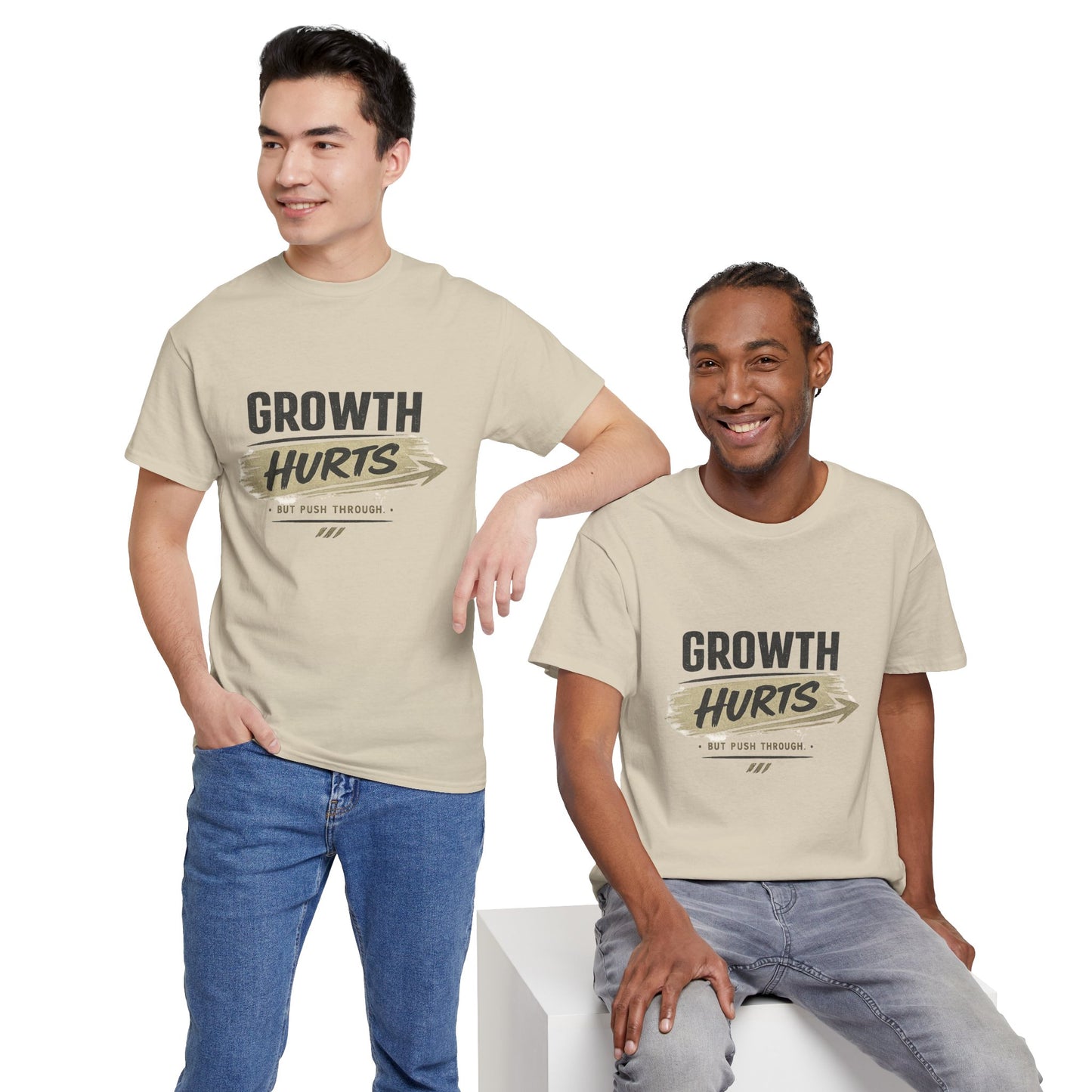 Growth Hurts Tee — Inspirational Personal Development T‑Shirt