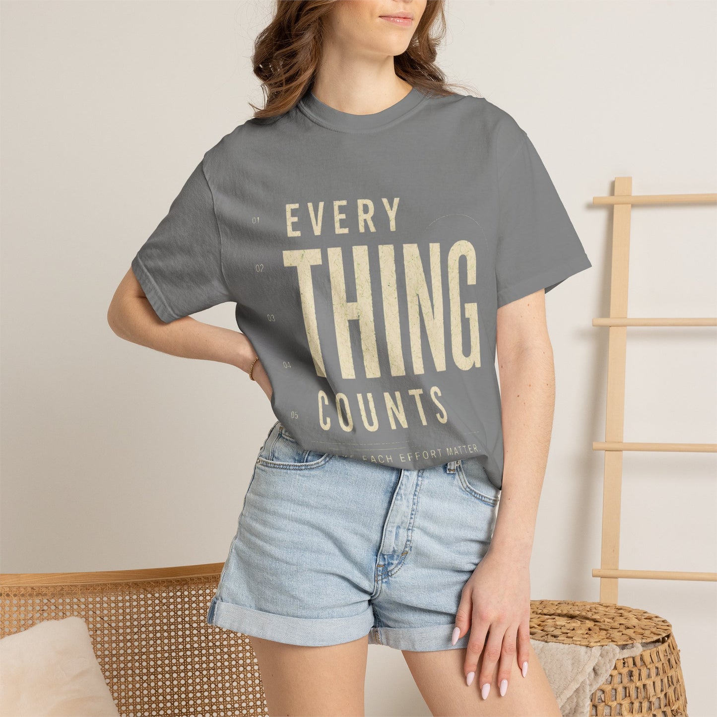 Everything Counts T-Shirt — Motivational Graphic Tee