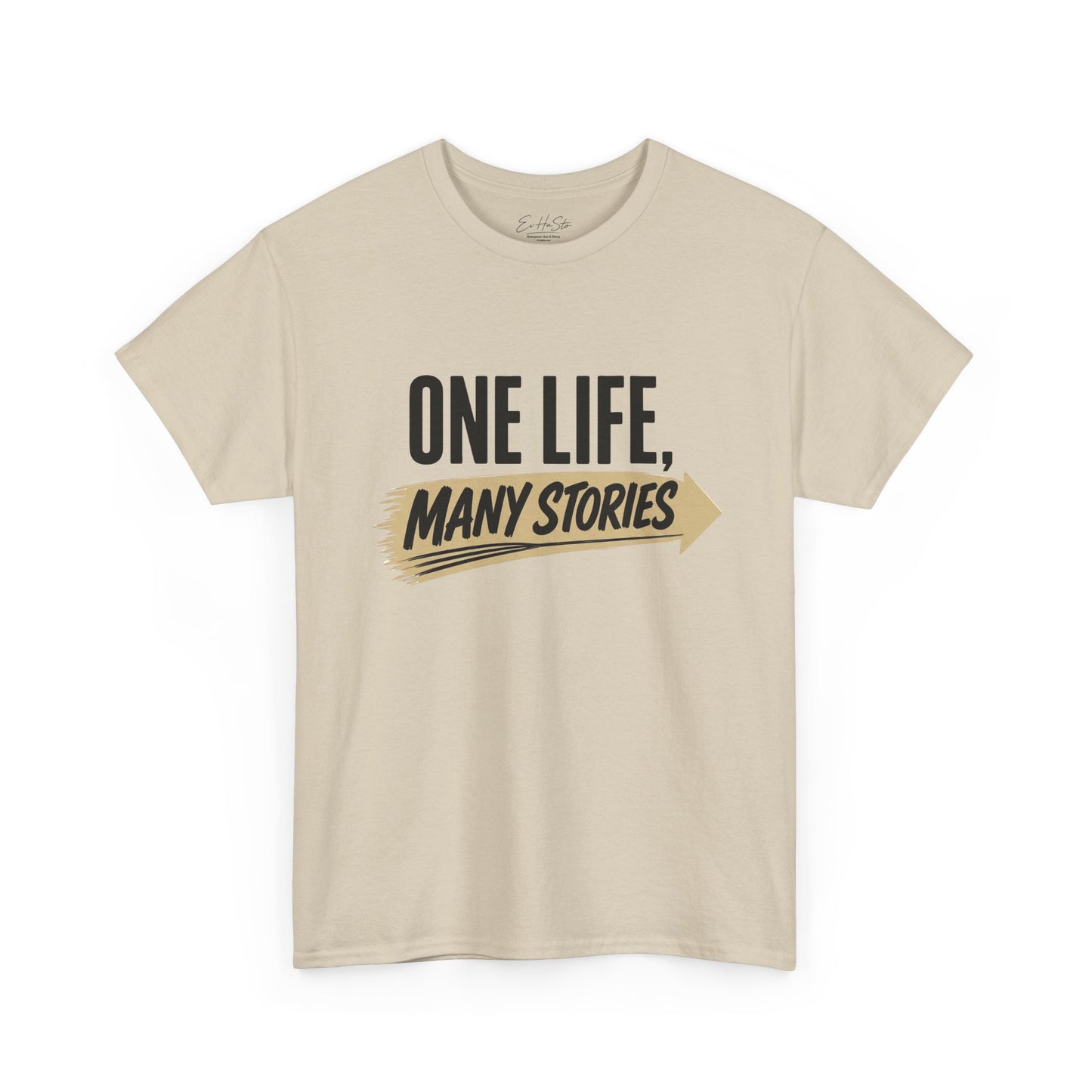 One Life, Many Stories Tee — Inspirational Graphic T-Shirt
