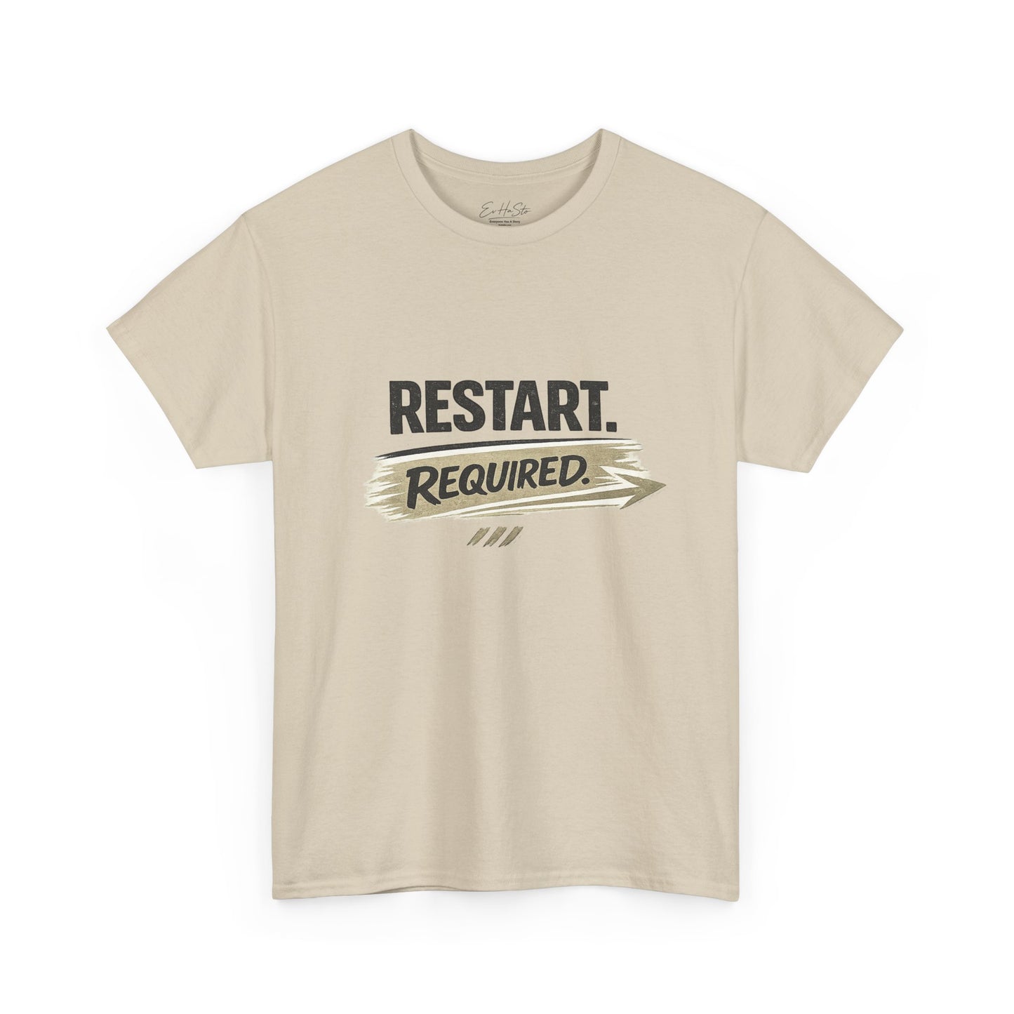 Restart Required Tee – Retro Tech-Inspired Graphic Shirt