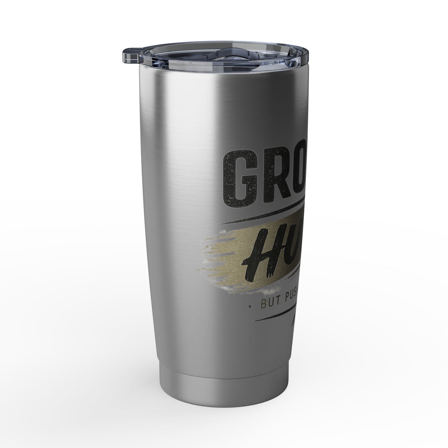 Growth Hurts 20oz Tumbler — Motivational Stainless Travel Cup