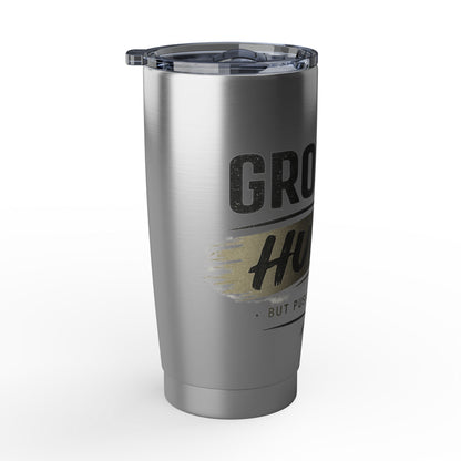 Growth Hurts 20oz Tumbler — Motivational Stainless Travel Cup