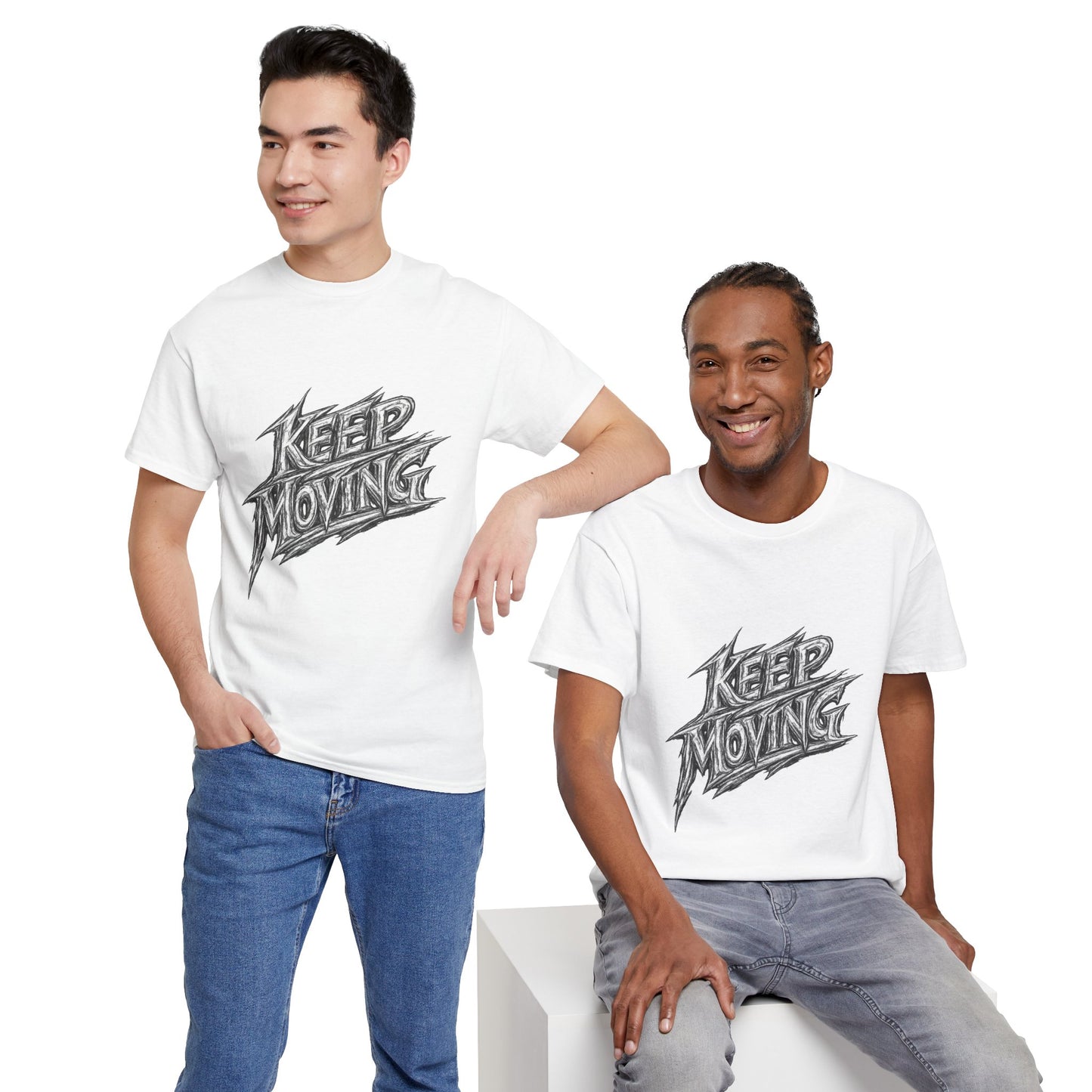 Keep Moving T-Shirt — Motivational Graphic Tee