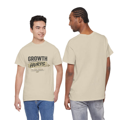 Growth Hurts Tee — Inspirational Personal Development T‑Shirt