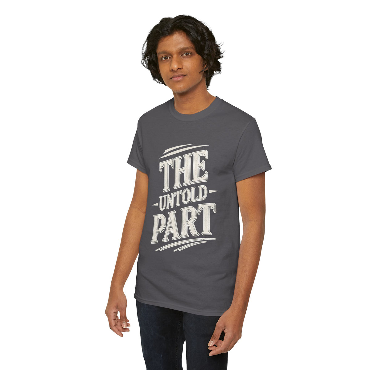 "The Untold Part" T-Shirt - Vintage Script Graphic Tee