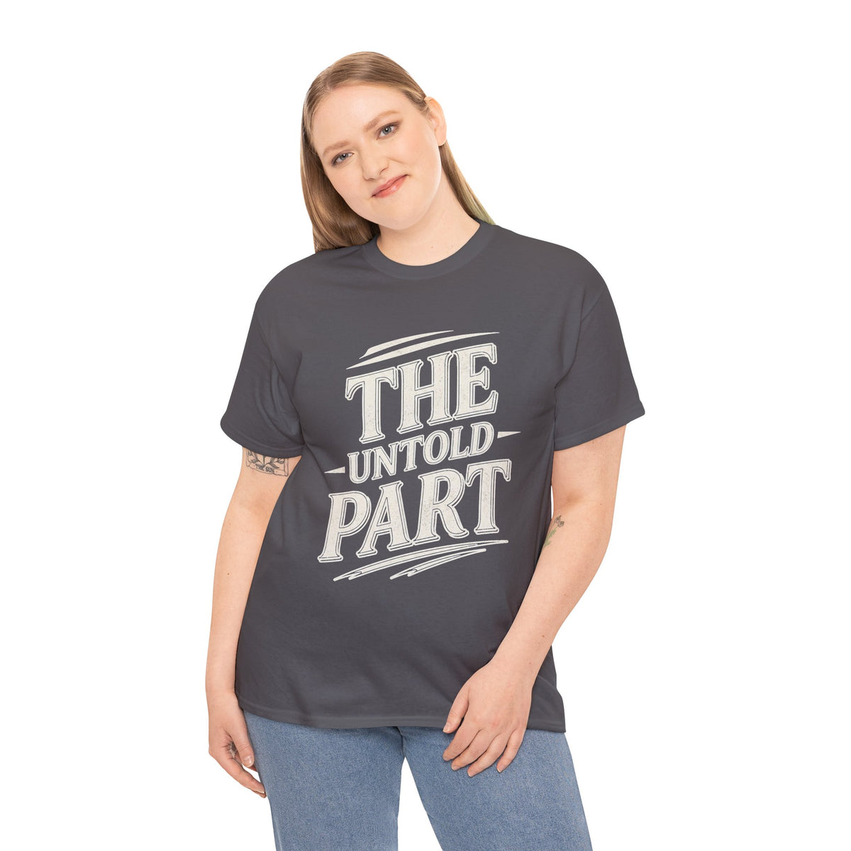 "The Untold Part" T-Shirt - Vintage Script Graphic Tee