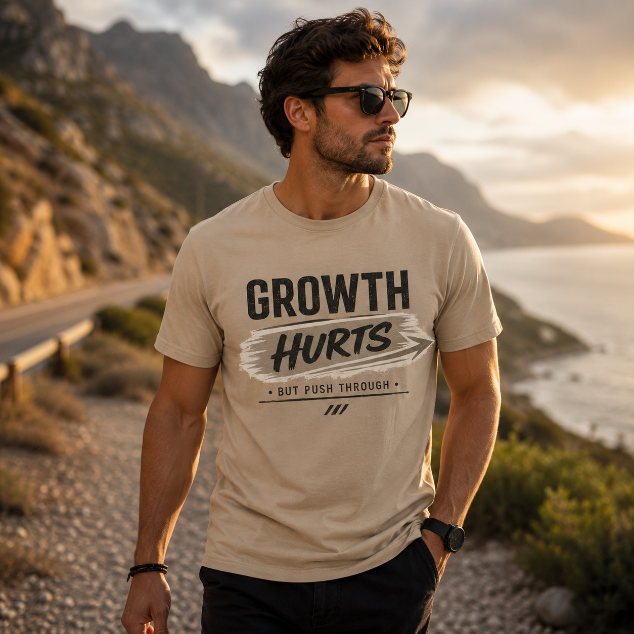 Growth Hurts Tee — Inspirational Personal Development T‑Shirt