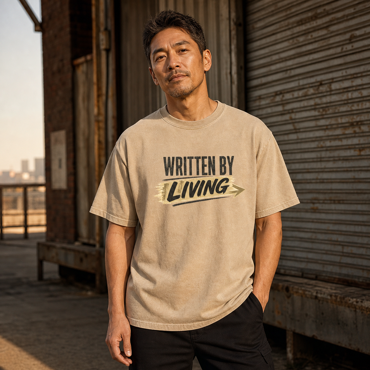 Written By Living Tee — Inspirational Casual Graphic T-Shirt