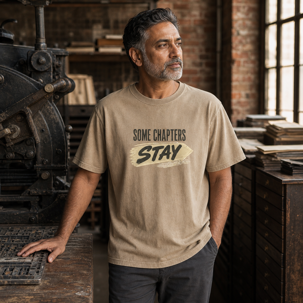 Some Chapters Stay Tee — Inspirational Breakup & Growth Shirt