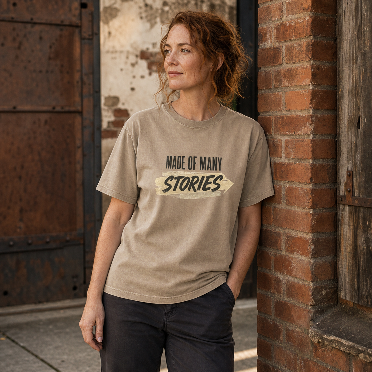 Made of Many Stories T-Shirt — Inspirational Graphic Tee