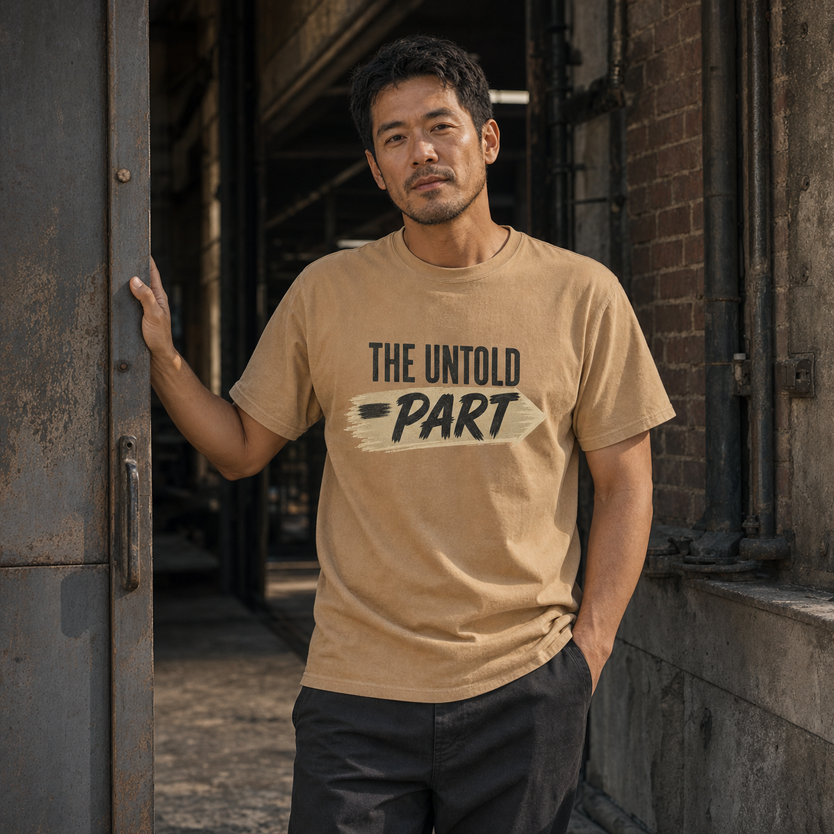 The Untold Part T‑Shirt — Graphic Quote Tee