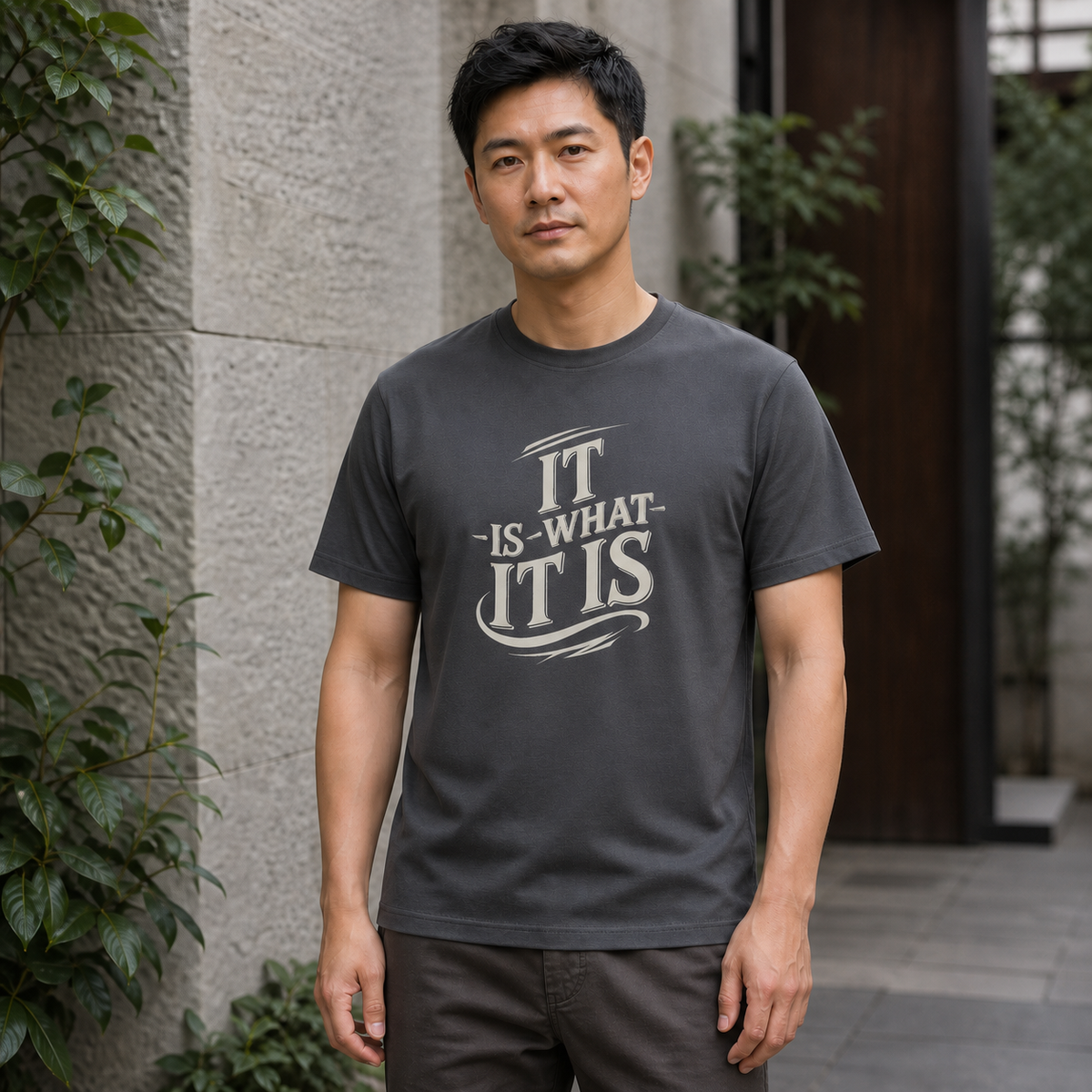 It Is What It Is Tee — Casual Graphic Cotton T‑Shirt