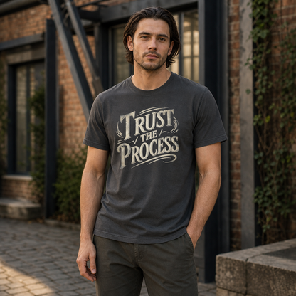 Trust The Process T-Shirt — Motivational Graphic Tee for Goal-Getters
