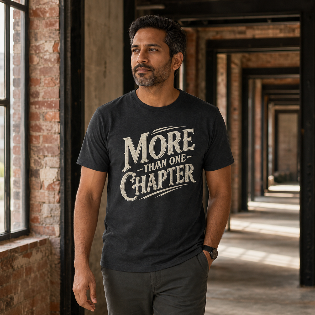 Book Lover T-Shirt — "More Than One Chapter" Graphic Tee