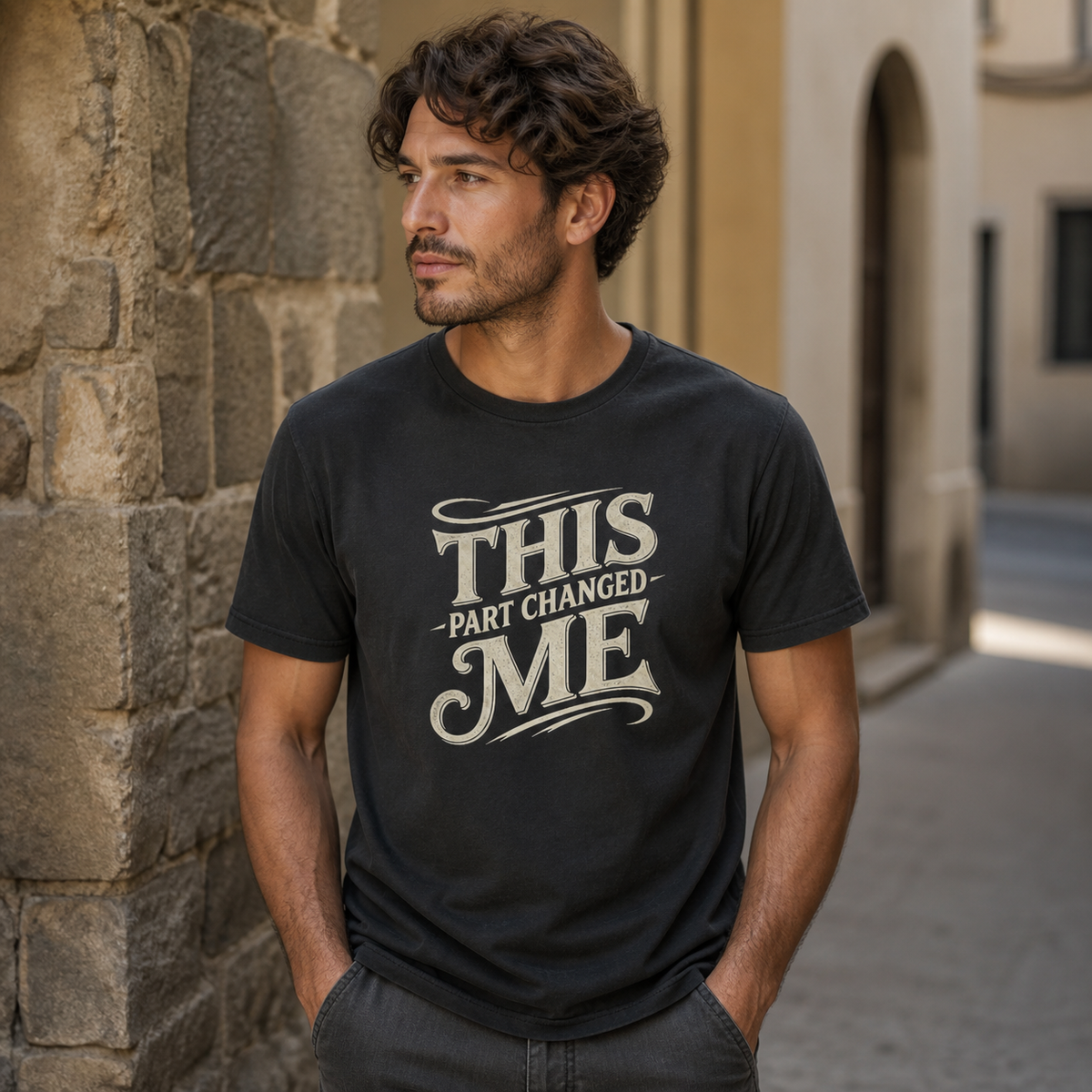 This Part Changed Me T-Shirt — Inspirational Vintage Quote Tee