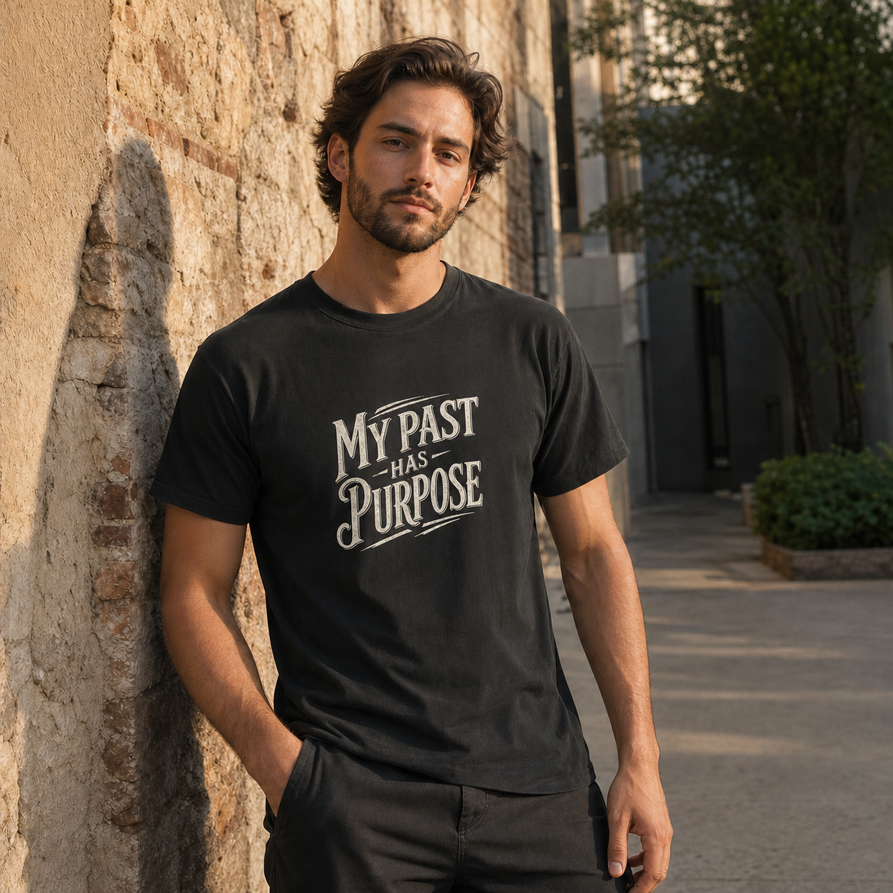 My Past Has Purpose T-Shirt — Inspirational Recovery Tee