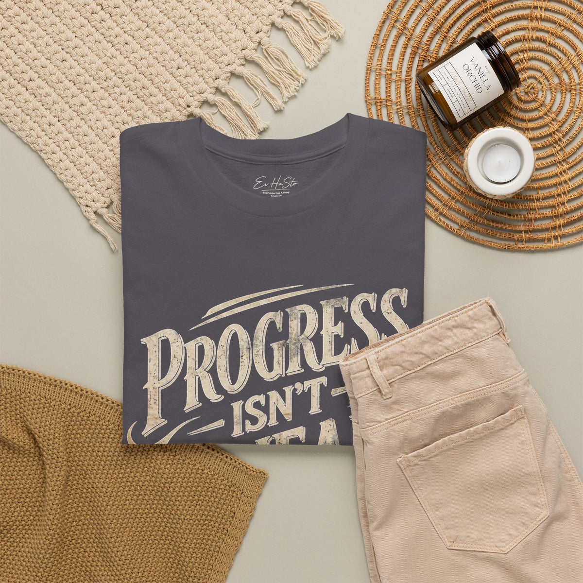 Progress Isn’t Linear T‑Shirt — Motivational Graphic Tee for Growth & Resilience
