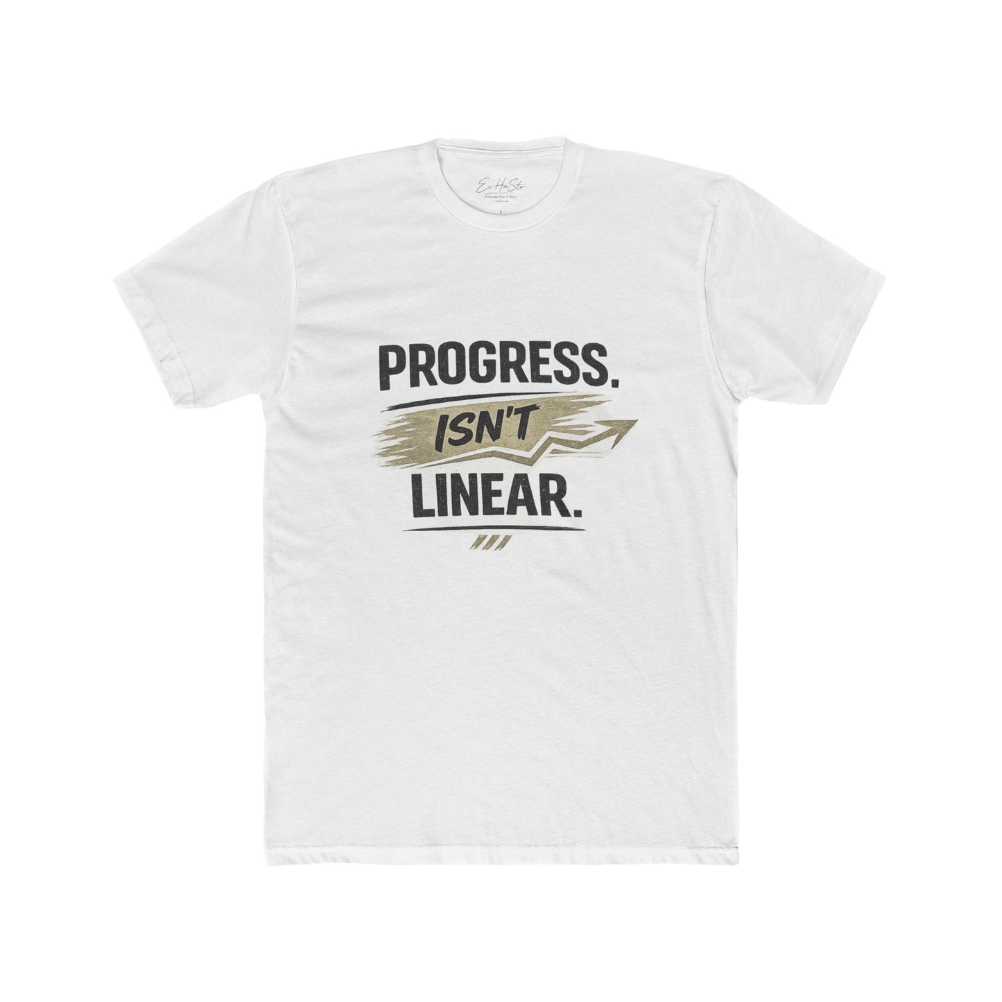 Progress Isn't Linear T-Shirt — Motivational Graphic Tee