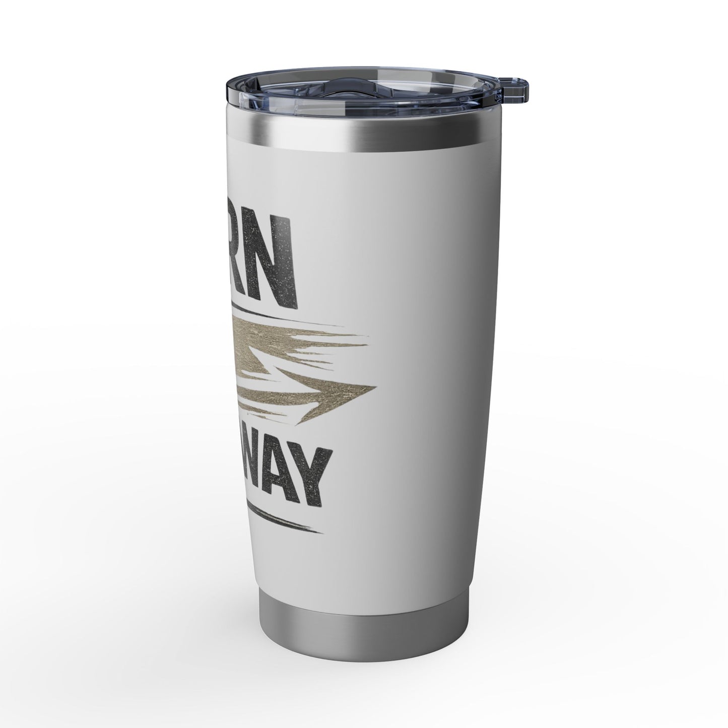 Learn The Hard Way 20oz Tumbler — Motivational Stainless Travel Cup