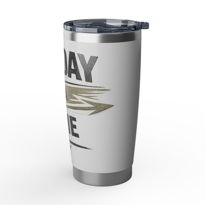 One Day At A Time 20oz Tumbler — Motivational Stainless Travel Cup