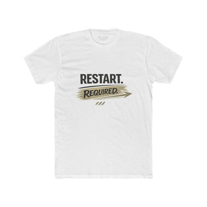 Restart Required T-Shirt — Funny Tech Restart Tee