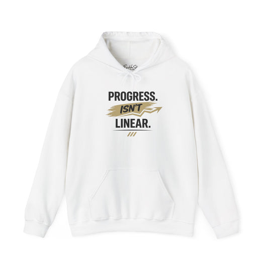 Hoodie "Progress Isn't Linear" Motivational Pullover
