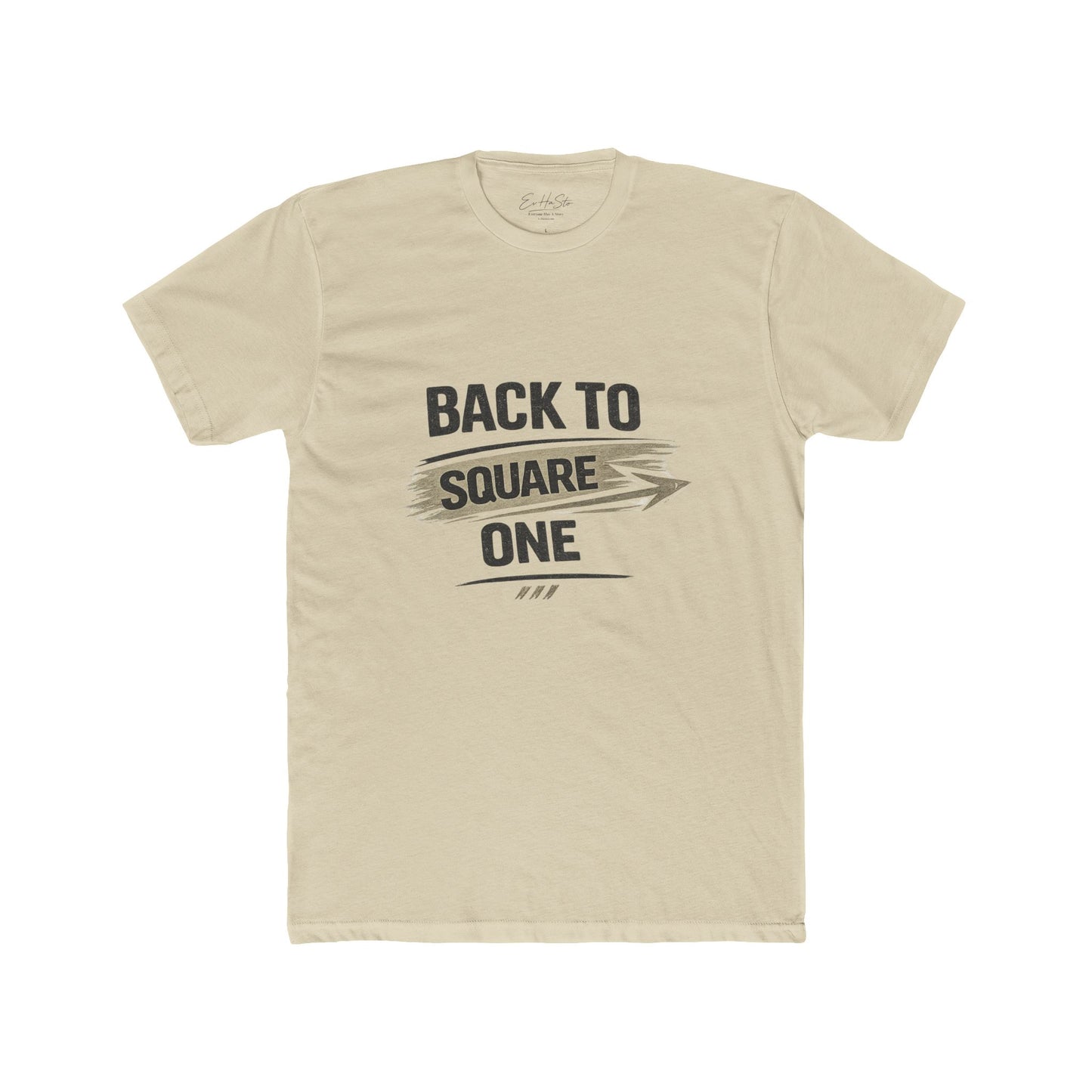 Back to Square One T-Shirt — Retro Arrow Graphic Tee