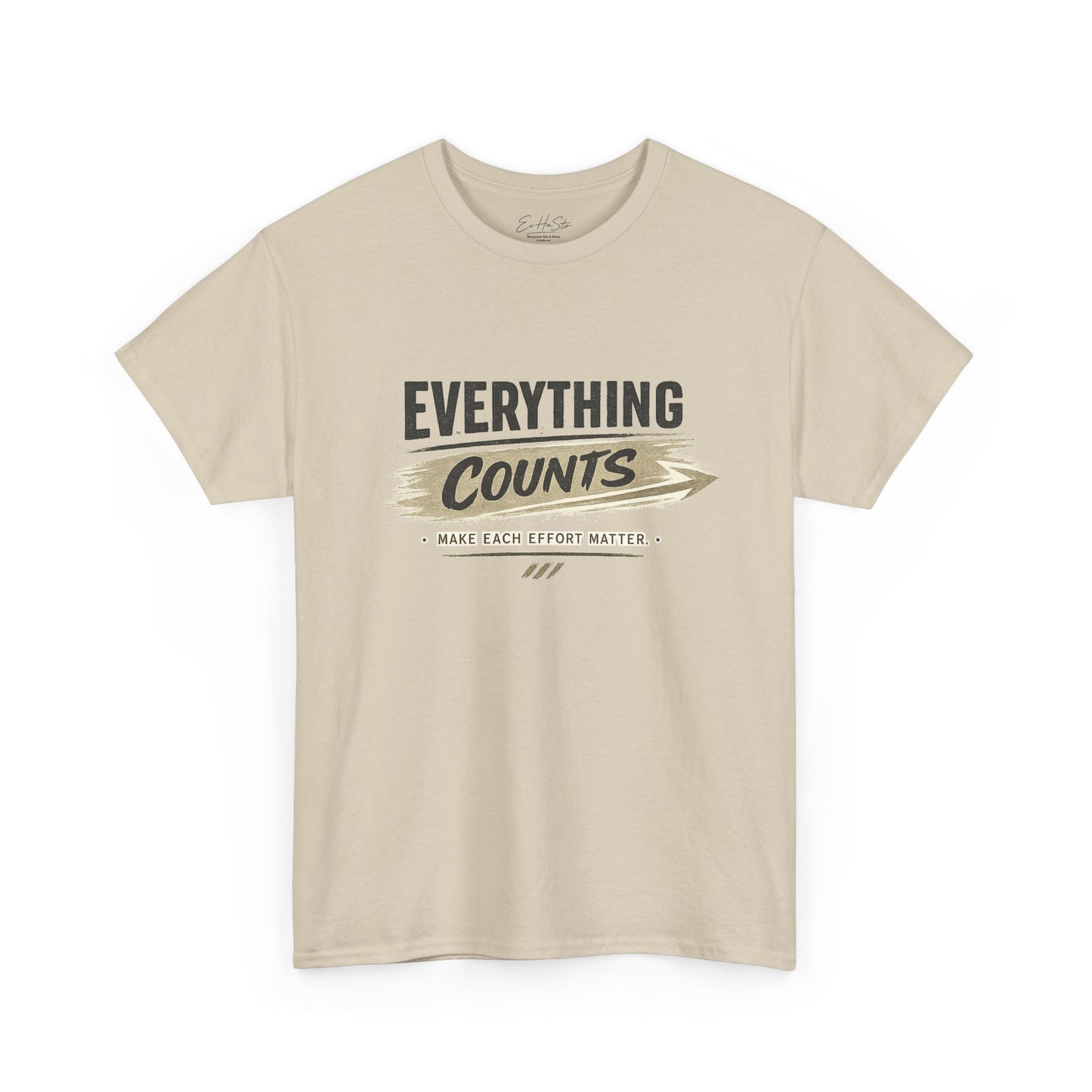 Everything Counts T-Shirt — Motivational Retro Graphic Tee