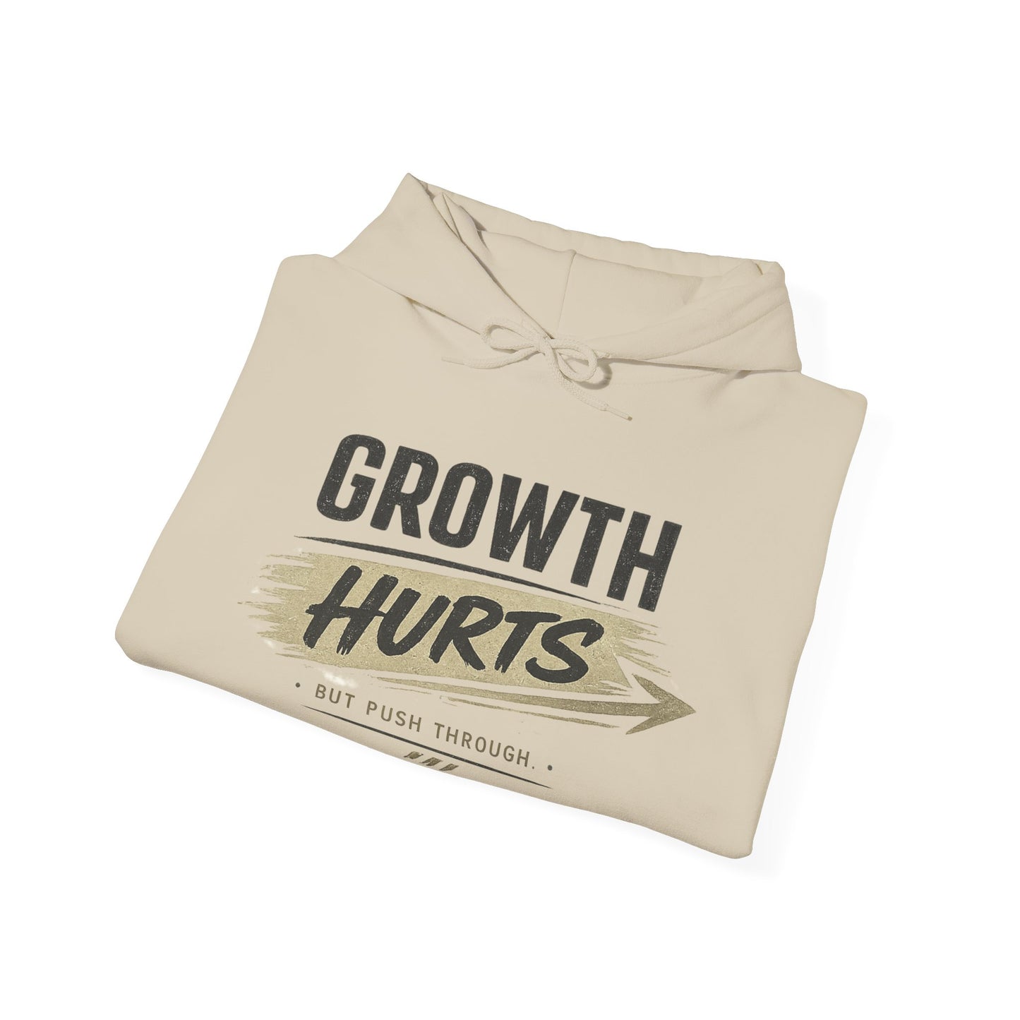 Growth Hurts Hoodie — Inspirational Personal Growth Sweatshirt