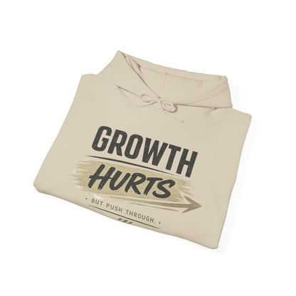 Growth Hurts Hoodie — Inspirational Personal Growth Sweatshirt