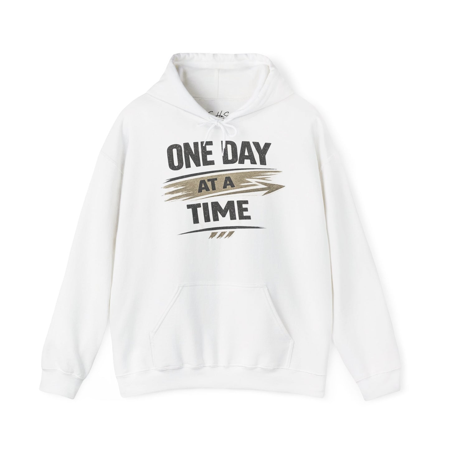 One Day At A Time Hoodie – Inspirational Recovery & Mindfulness Sweatshirt