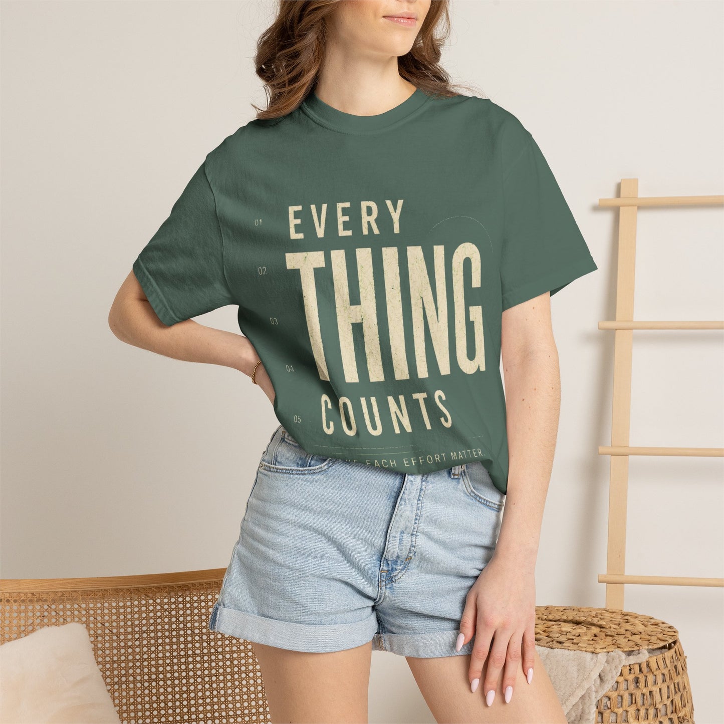 Everything Counts T-Shirt — Motivational Graphic Tee