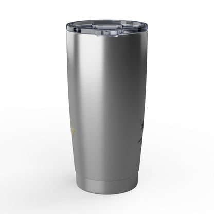 Keep Moving 20oz Tumbler – Insulated Stainless Travel Mug, Motivational Vagabond Design