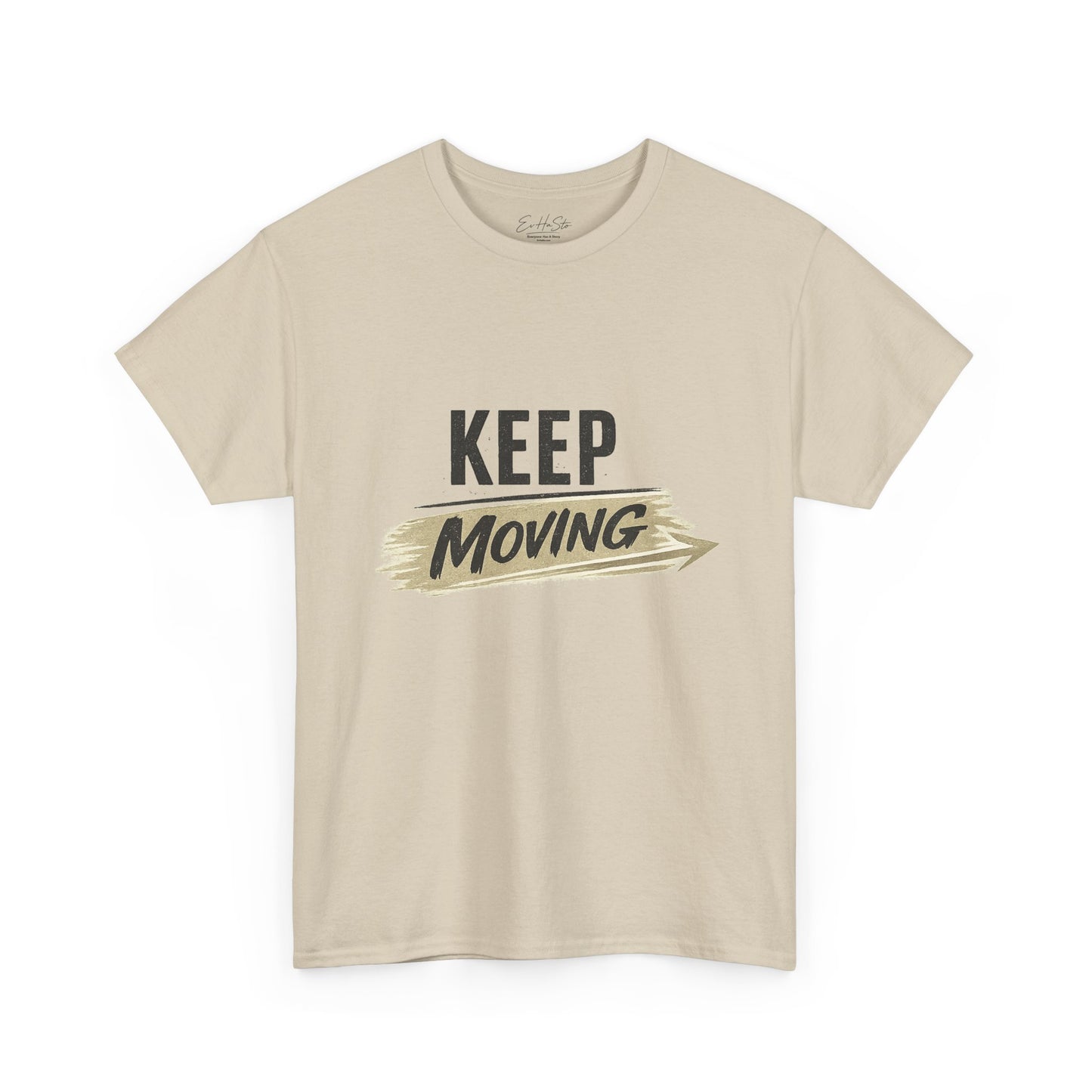 Keep Moving T-Shirt — Motivational Graphic Tee for Active Lifestyle