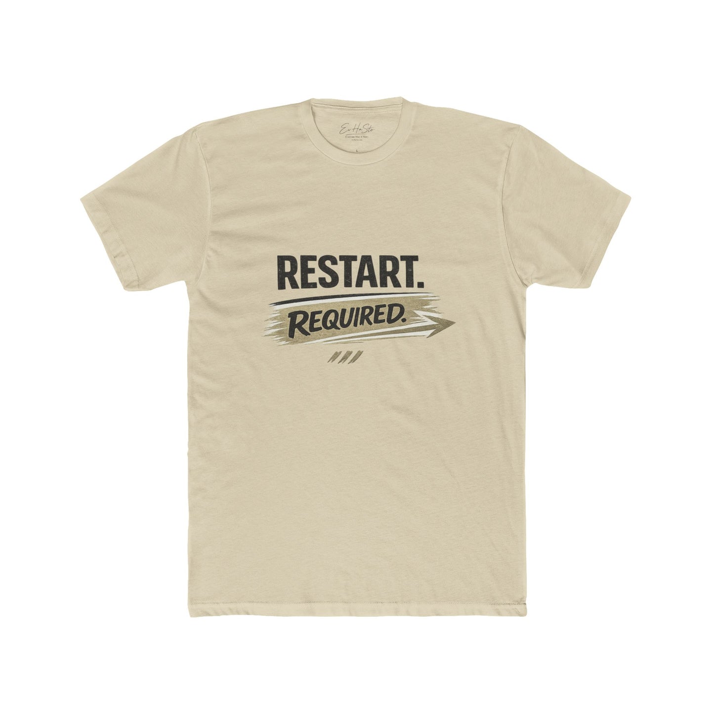 Restart Required T-Shirt — Funny Tech Restart Tee