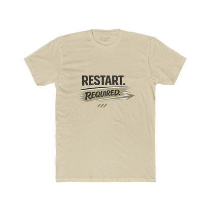 Restart Required T-Shirt — Funny Tech Restart Tee