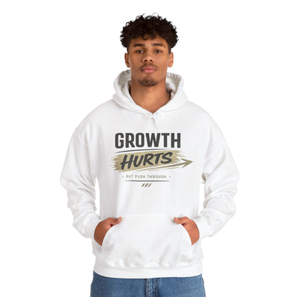 Growth Hurts Hoodie — Inspirational Personal Growth Sweatshirt