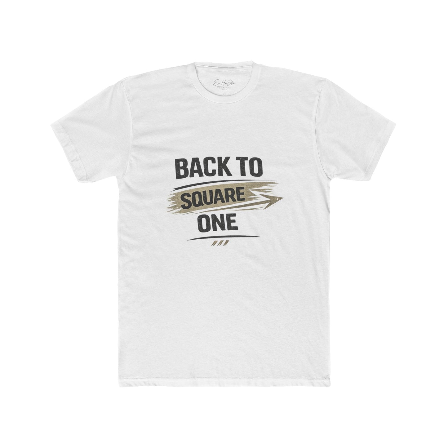 Back to Square One T-Shirt — Retro Arrow Graphic Tee