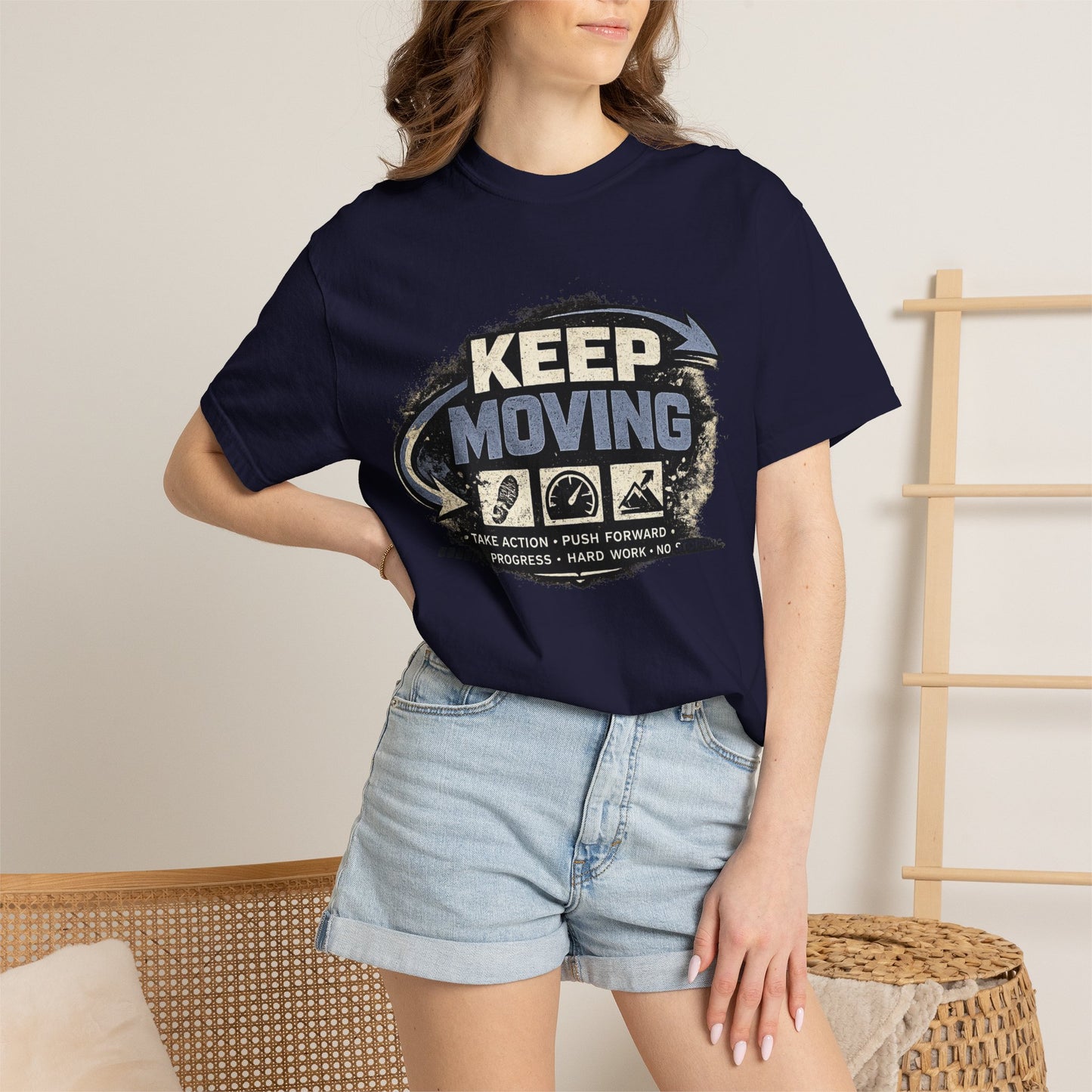 Keep Moving T-Shirt — Motivational Graphic Tee
