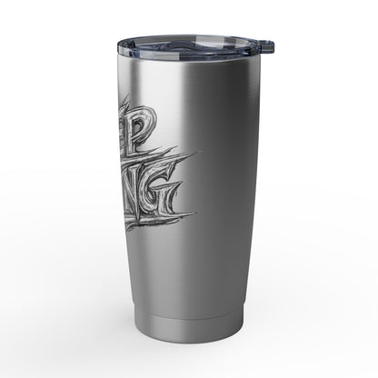 Keep Moving Stainless Steel Tumbler – 20oz Insulated Travel Cup