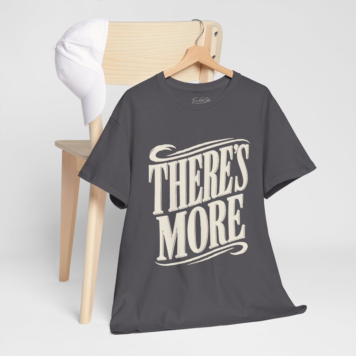 Theres More Graphic Tee - Vintage Script Motivational T-Shirt